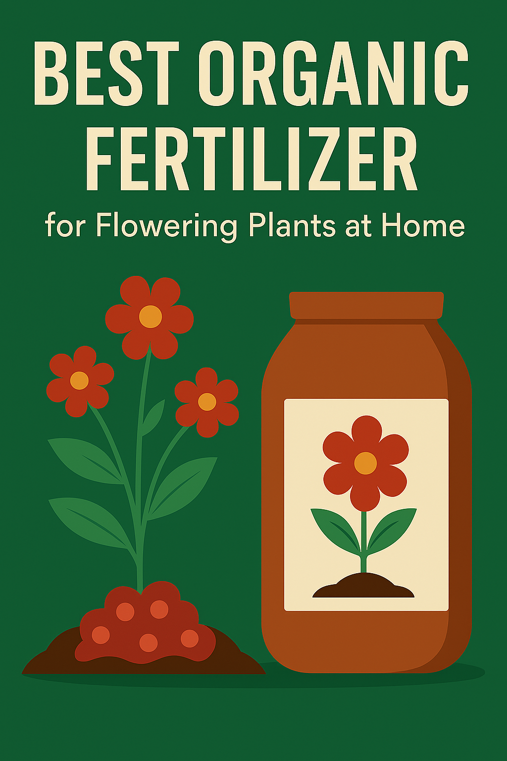 Best Organic Fertilizer for Flowering Plants at Home