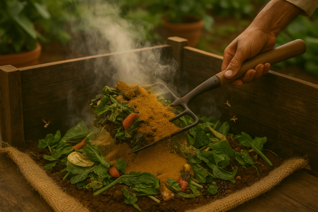 Best way to apply mustard cake for pest control in crops