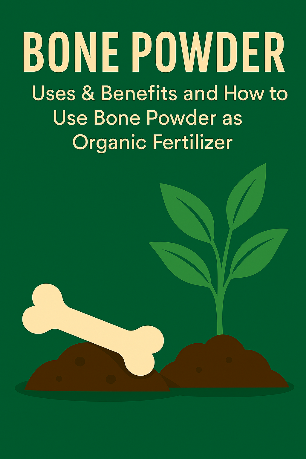 Bone Powder Uses and Benefits and How to Use Bone Powder as Organic Fertilizer