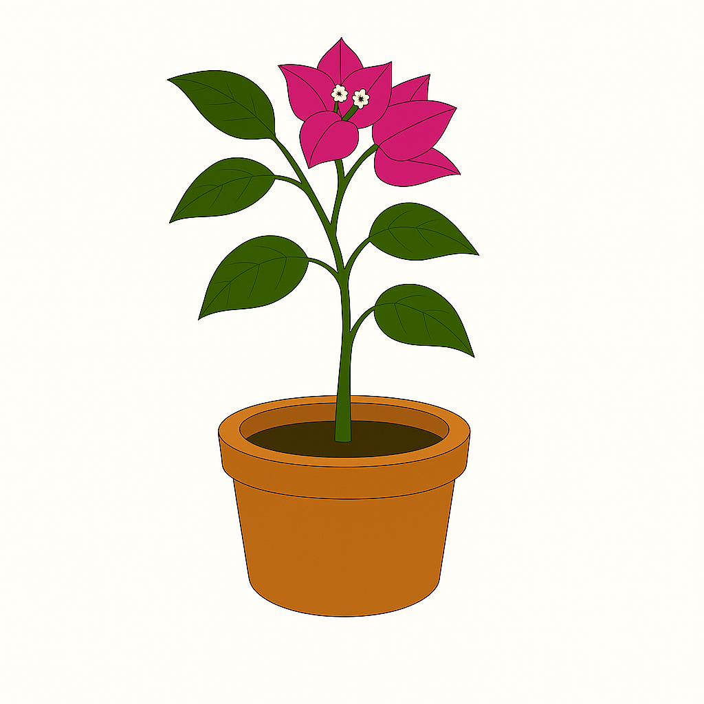 Bougainvillea Plant – Vibrant Flowering Climber for Garden, Balcony & Walls