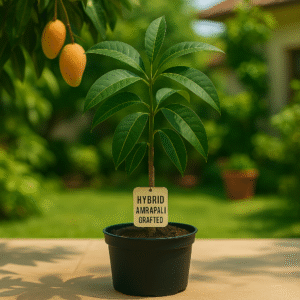 Buy Hybrid Amrapali Mango Plant – Grafted, High-Yield (2–3 Year Fruiting)