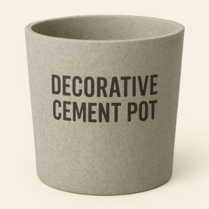 Decorative Cement Pot – For Modern Garden