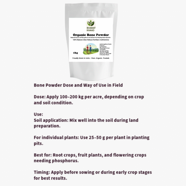 Dosage of bharatkhaad organic bone powder