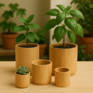 Eco-Friendly Bamboo Pots – Sustainable & Elegant