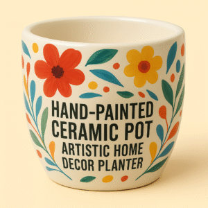 Top 5 Hand Painted Ceramic Pots for Artistic Home Decor – ₹349 Only