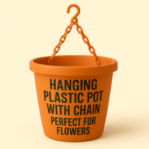 Top 1 Hanging Plastic Pot with Chain – ₹89 Only