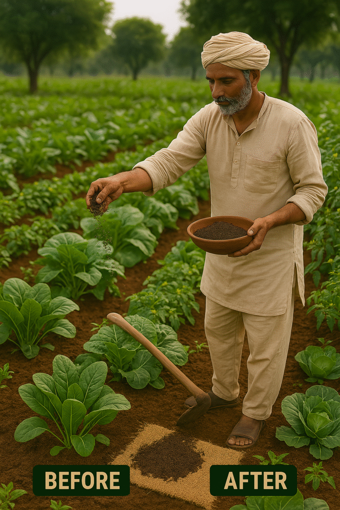 How to use mustard khali as organic fertilizer in farming
