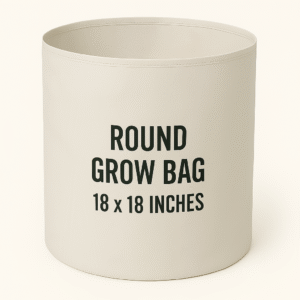 Round Grow Bag 18x18 Inches – Large Fabric Planter for Trees & Vegetables