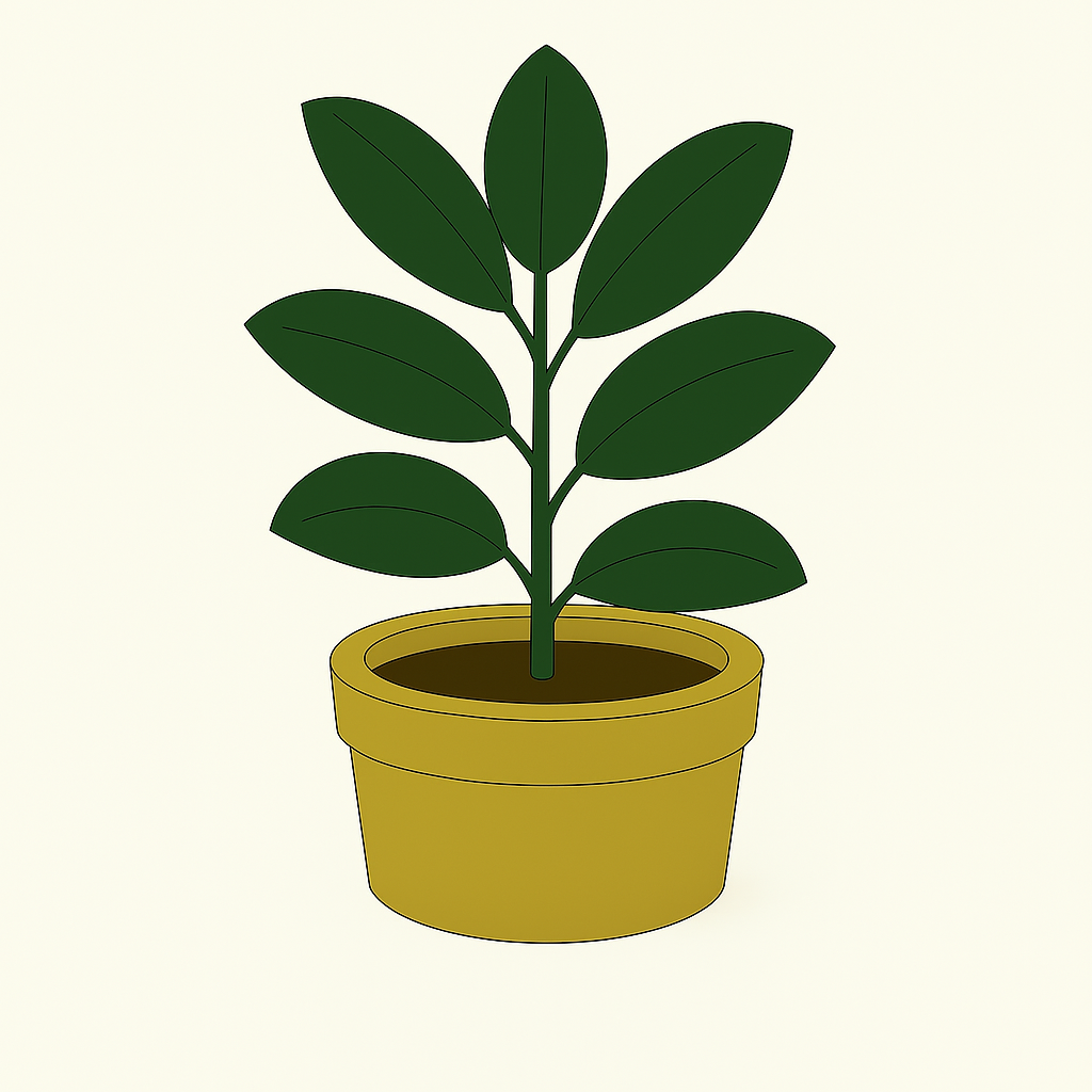 Rubber Plant (Ficus elastica)