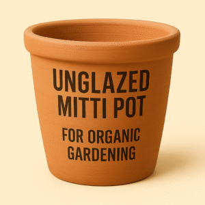 Unglazed Mitti Pot – For Organic Gardening