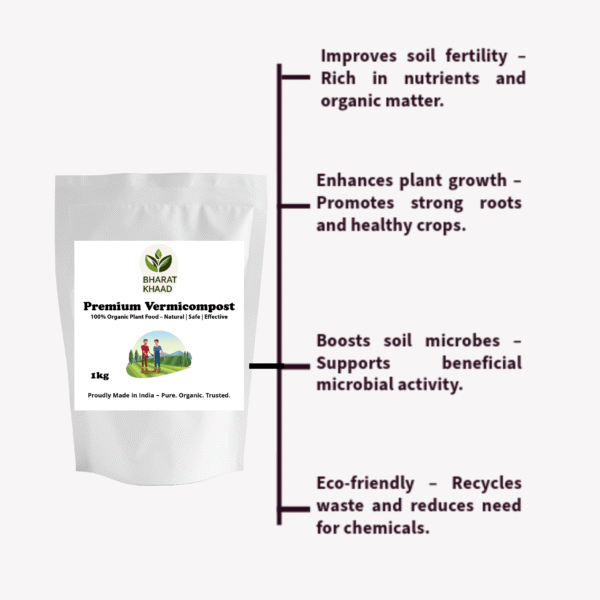 Benefits of Bharatkhaad Premium Vermicompost