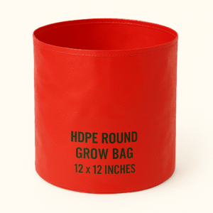 HDPE Round Grow Bag 12x12 Inches Ultra Durable UV Planter