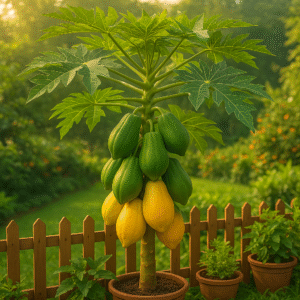 disease-resistant papaya plant for home garden