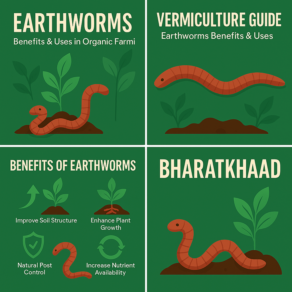 Earthworms Benefits & Uses in Organic Farming | Vermiculture Guide | BharatKhaad