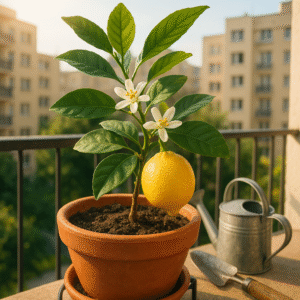 how to grow lemon plant in pots at home